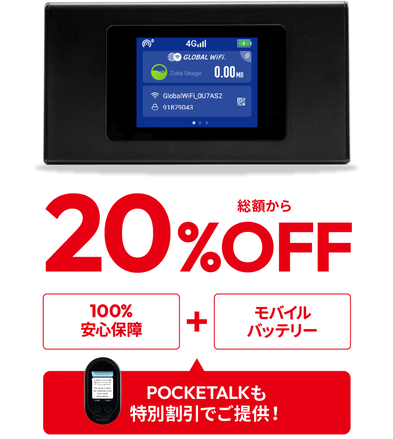 20%OFF the total price
