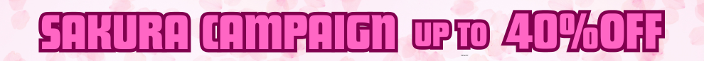 sakura campaign! max 40%off