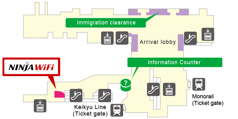 Haneda Airport Terminal 3 Pick-up/Return