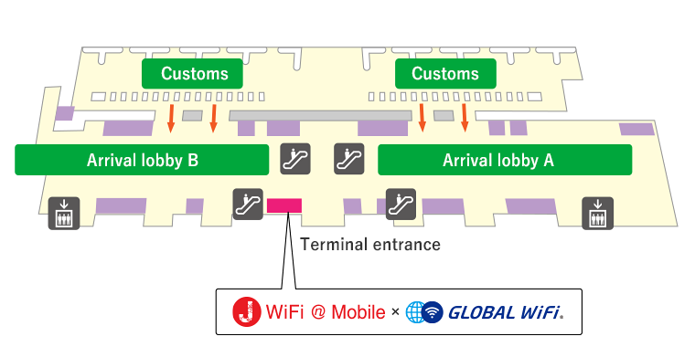 Narita International Airport Terminal 2 Pick-up